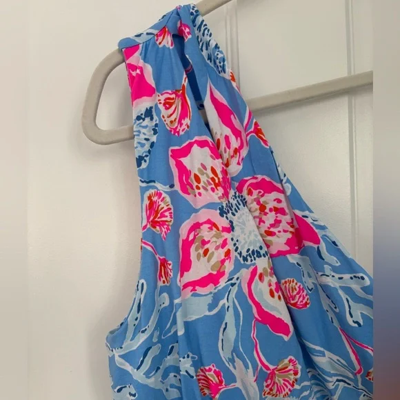 Lilly Pulitzer Blue and Pink Floral Dress - Picture 3 of 5